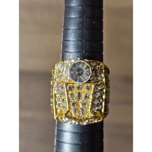 Chicago Bulls NBA 1998 World Champion Replica Ring Michael Jordan Size 11